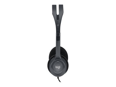 СЛУШАЛКИ LOGITECH H111 -  Wired - Black - PN 981-000593
