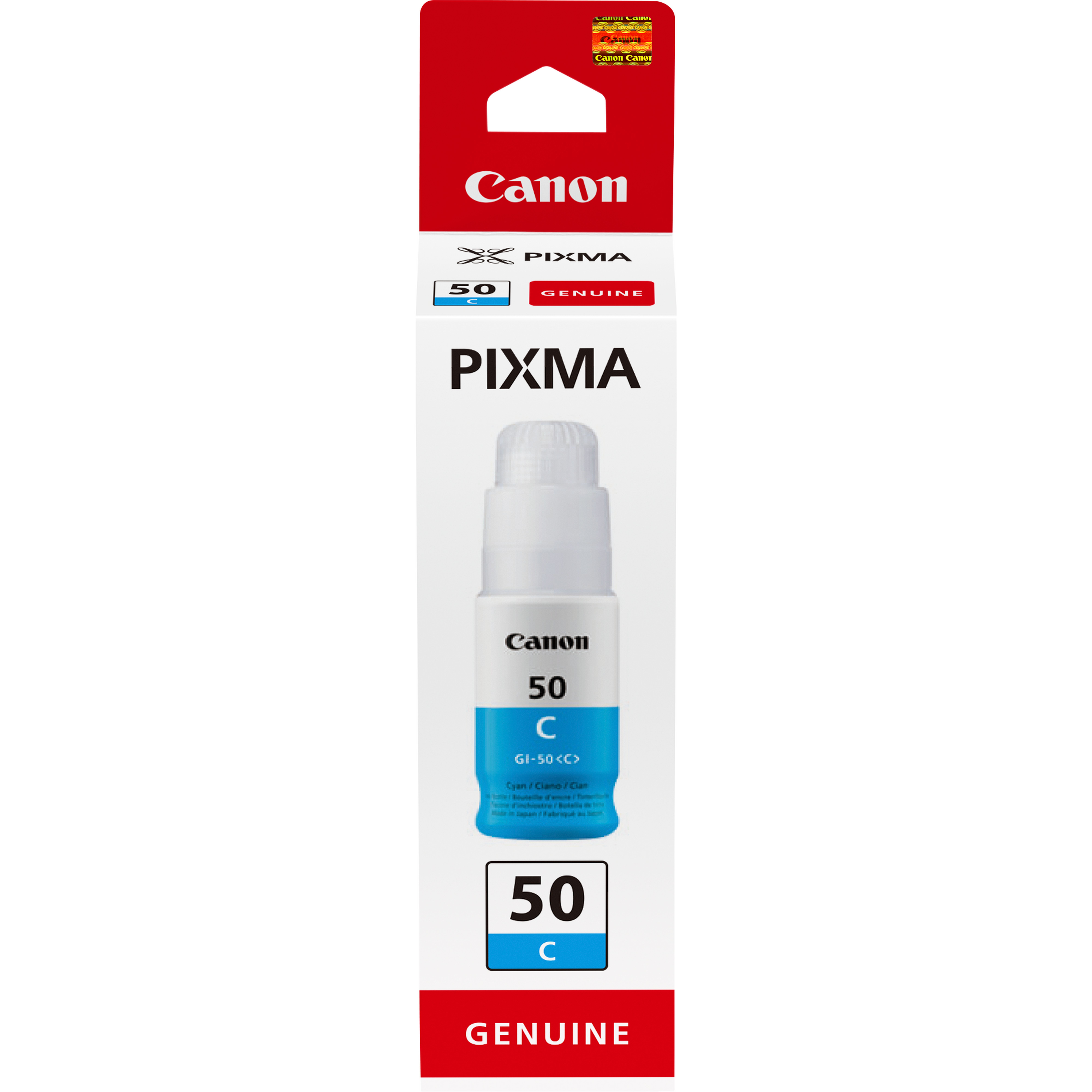 Бутилка мастило за Canon Pixma G5045/G7050/G5050 - Ink - /50/ - GI50C (GI-50C) / 3403C001 - Cyan - PN 3403C001