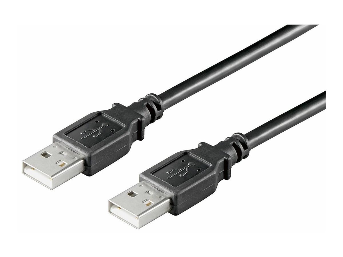 КАБЕЛ MICROCONNECT USB 2.0 - USB-A към USB-A - 2,0 m - Black - PN USBAA2B