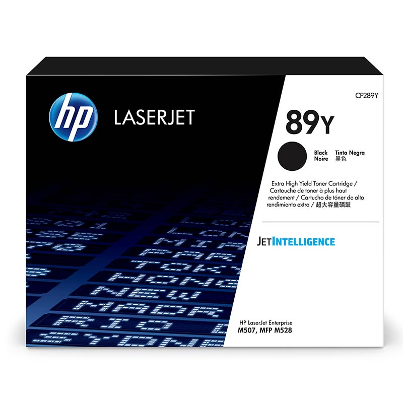 Тонер касета за HP LaserJet Enterprise MFP M528/M507/Flow MFP M528 Series - EXTRA HIGH CAPACITY - Toner - /89Y/ / CF289Y - Black - XXL - PN CF289Y