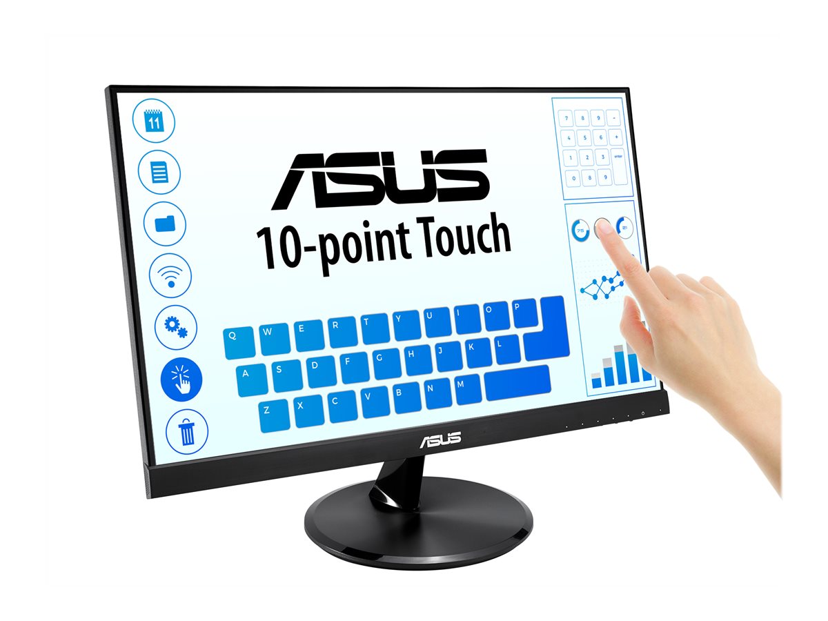 Монитор 21.5" сензорен Asus Monitor VT229H / 90LM0490-B01170 Black - PN 90LM0490-B01170