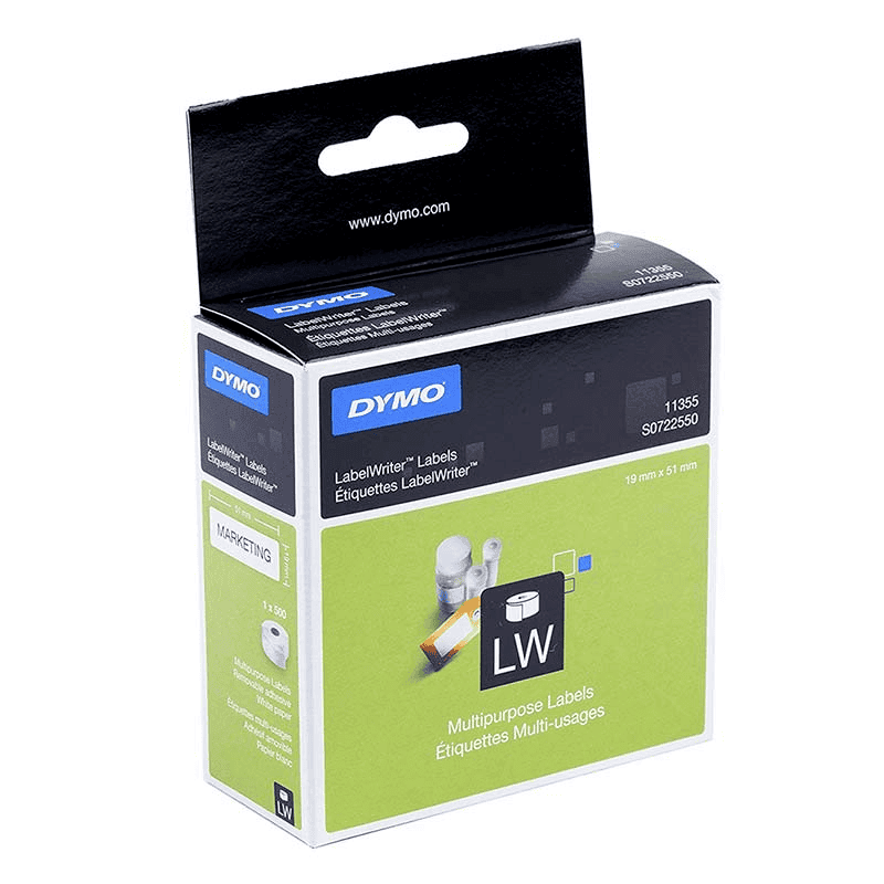 Лента за етикетни принтери Dymo Label 11355 / S0722550  - White - PN S0722550