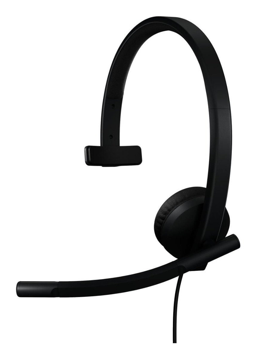 Слушалки Logitech Headset H570e Mono MS USB-C - PN 981-001427