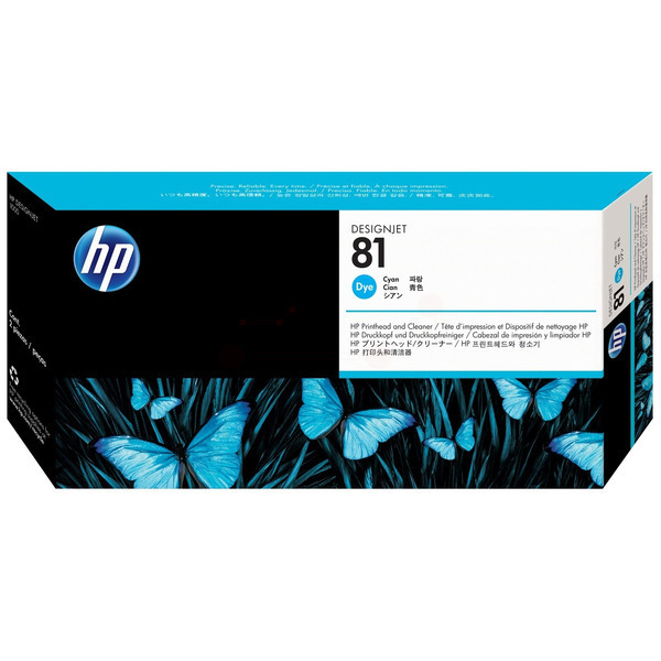 ГЛАВА (PRINTHEAD) ЗА HEWLETT PACKARD DesingnJet 5000/5000PS - Cyan head + kit - /81/ - PN C4951A