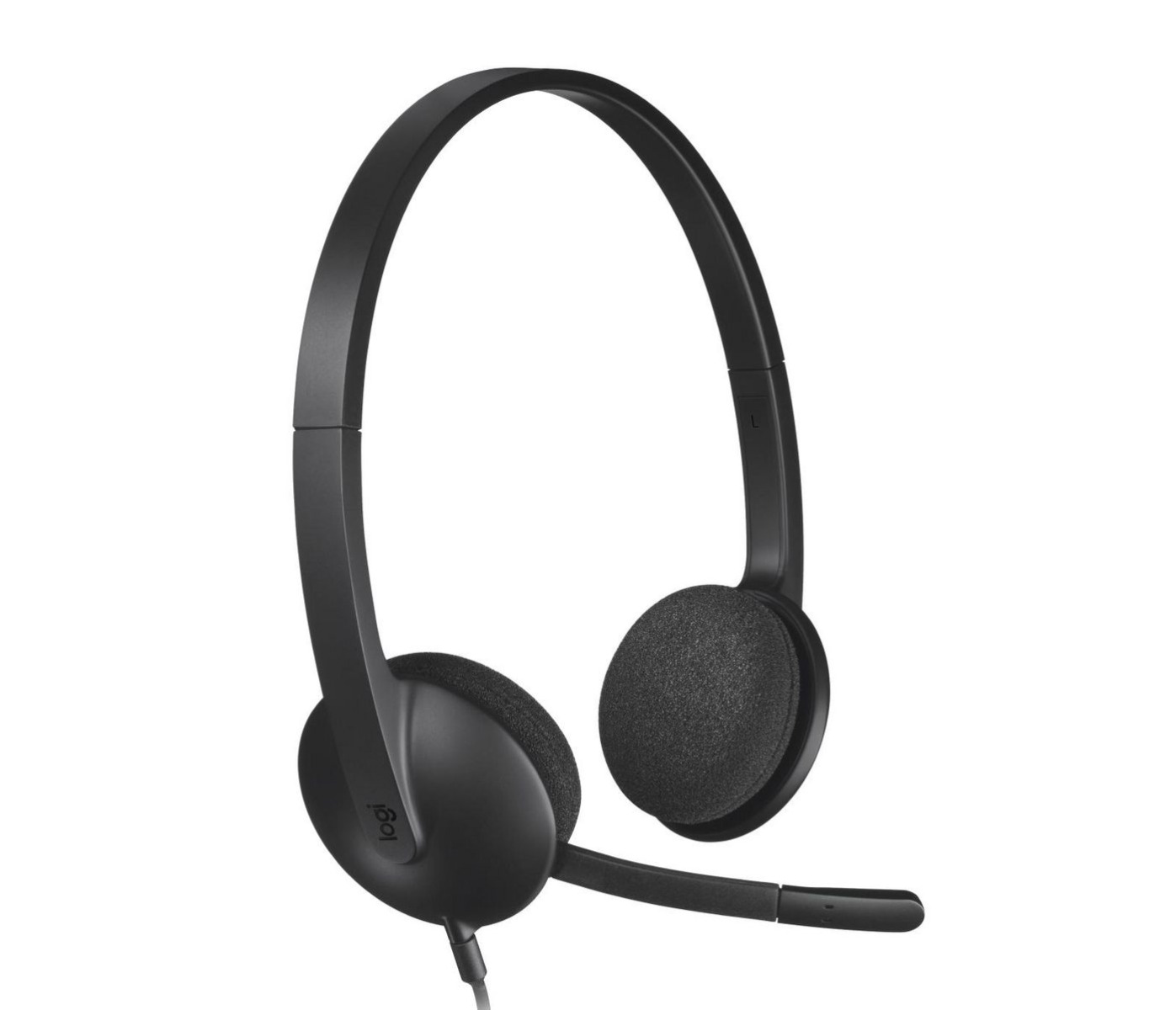 Слушалки Logitech Headset H340 / 981-000475 Black - PN 981-000475