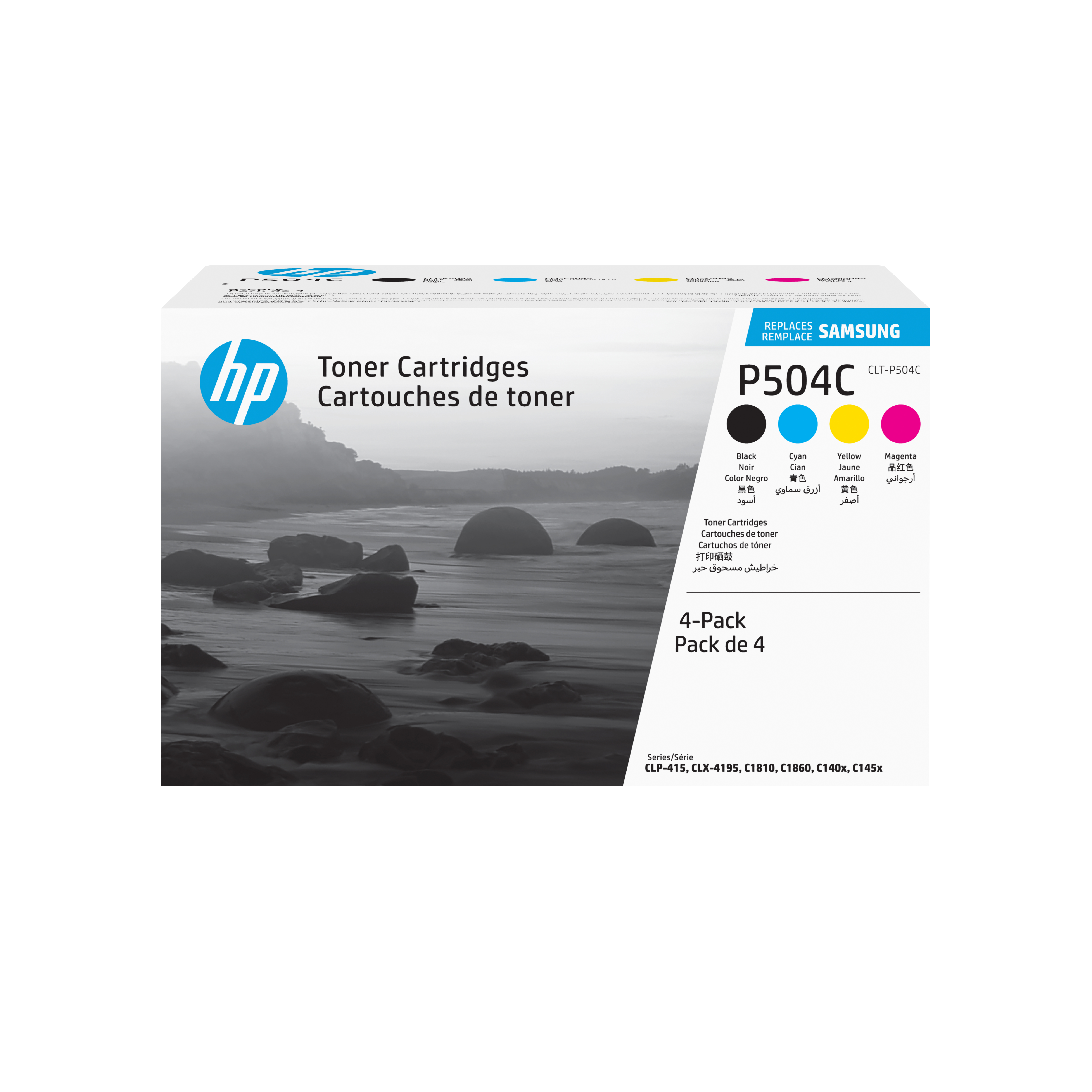 Samsung Toner CLT-P504C / SU400A BK,C,M,Y Multipack - PN SU400A