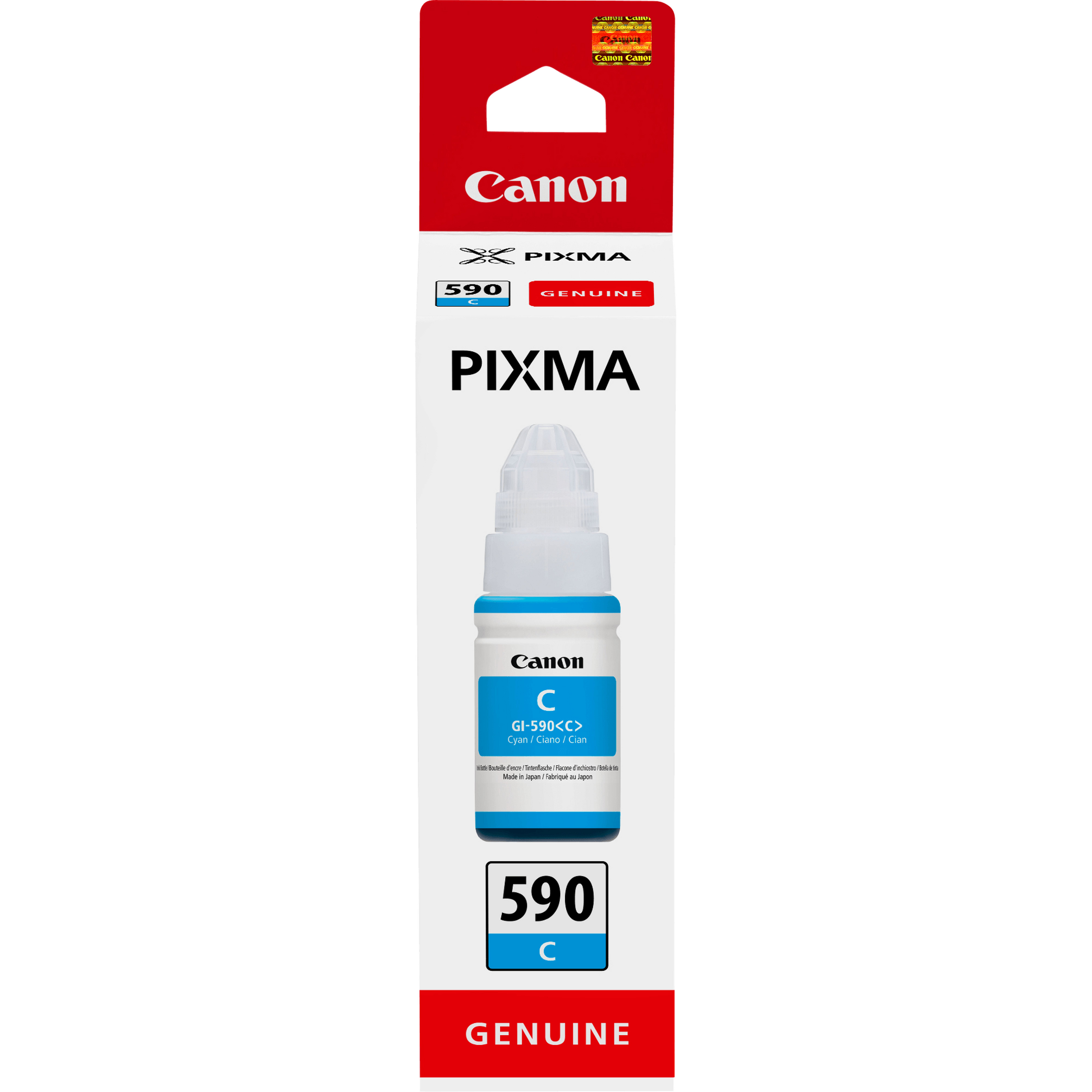 Бутилка мастило за Canon Pixma G4400 Series - Ink - /590/ - GI590C (GI-590C) / 1604C001 - Cyan - PN 1604C001