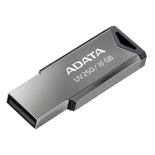 ФЛАШ ПАМЕТ ADATA UV250 - FlashDrive - USB-A 2.0 - 16 GB - Silver - PN AUV250-16G-RBK
