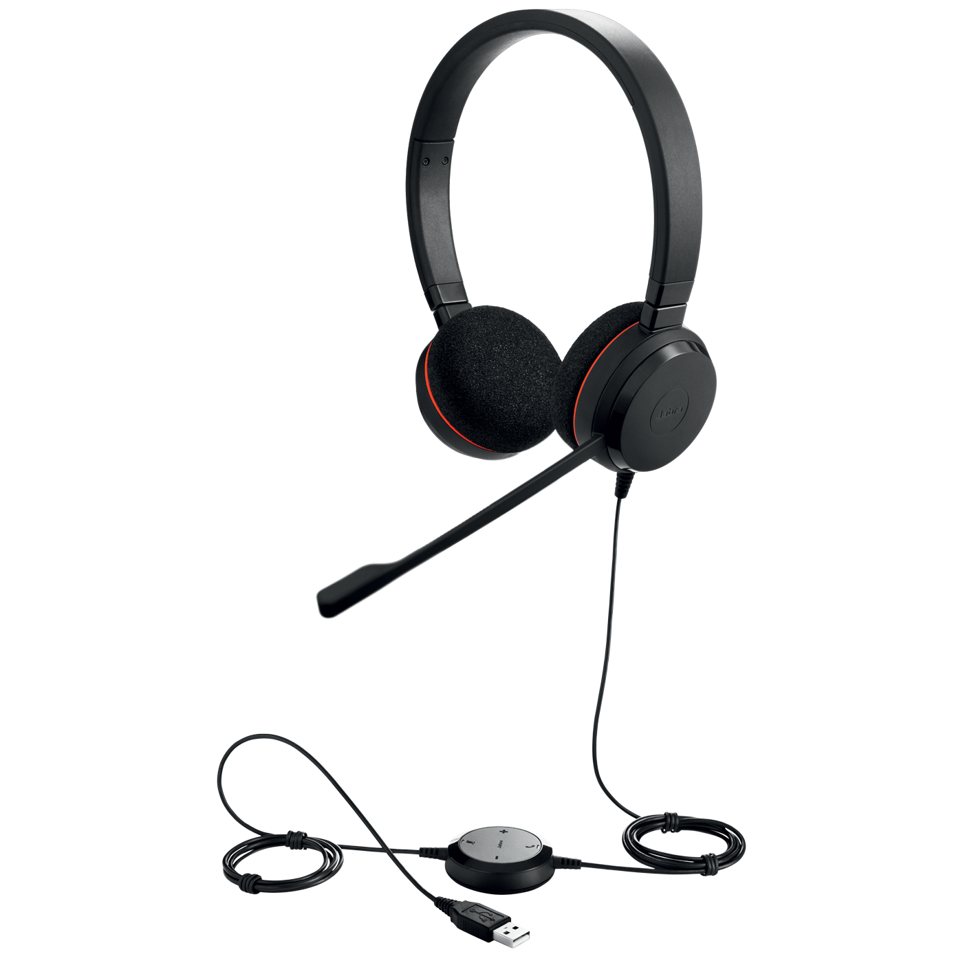 Слушалки Jabra Headset EV20MSS / 4999-823-109 - Black - PN 4999-823-109
