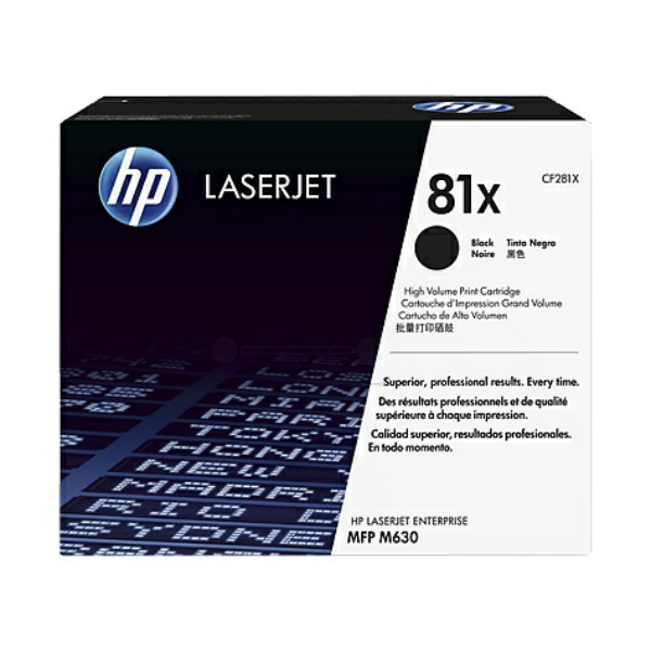 КАСЕТА ЗА HP LaserJet Enterprise MFP M630 - HIGH CAPACITY - Black - /81X/ - PN CF281X