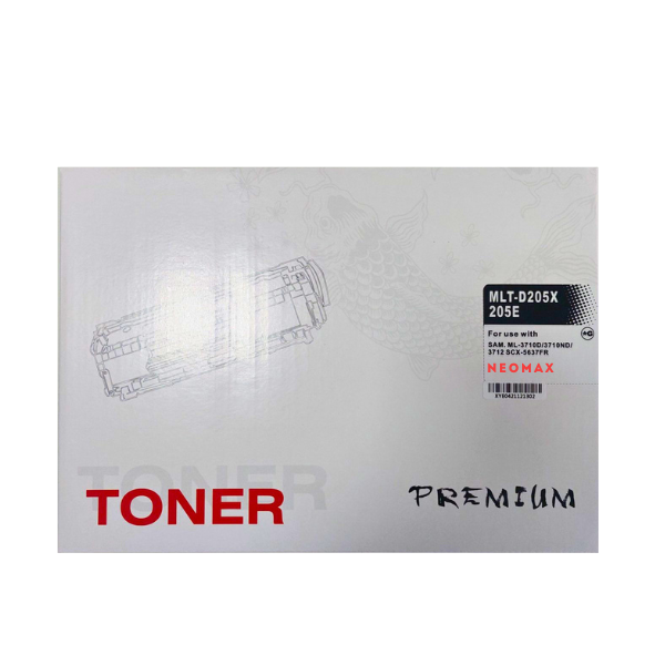 КАСЕТА ЗА SAMSUNG ML 3710/3712/SCX 5637 - HIGH CAPACITY - MLT-D205E (MLTD205E) / SU951A - Black - WITH CHIP / С ЧИП - PN ST-MLTD205E - NEOMAX 