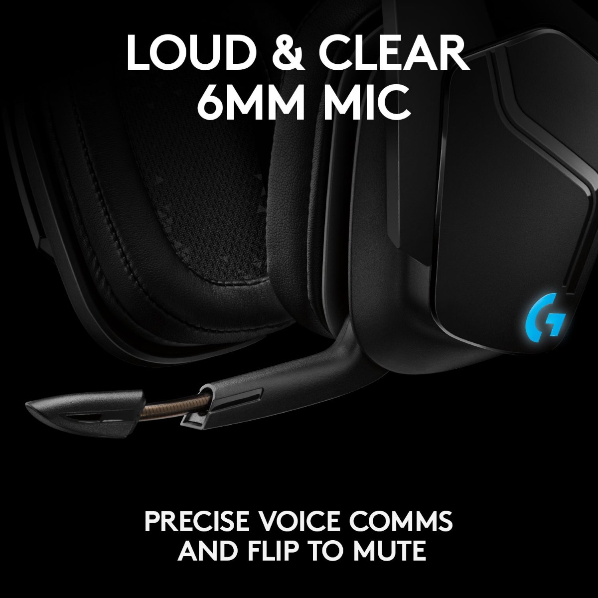 ГЕЙМЪРСКИ СЛУШАЛКИ LOGITECH ZG935 - Wireless - Black - PN 981-000744