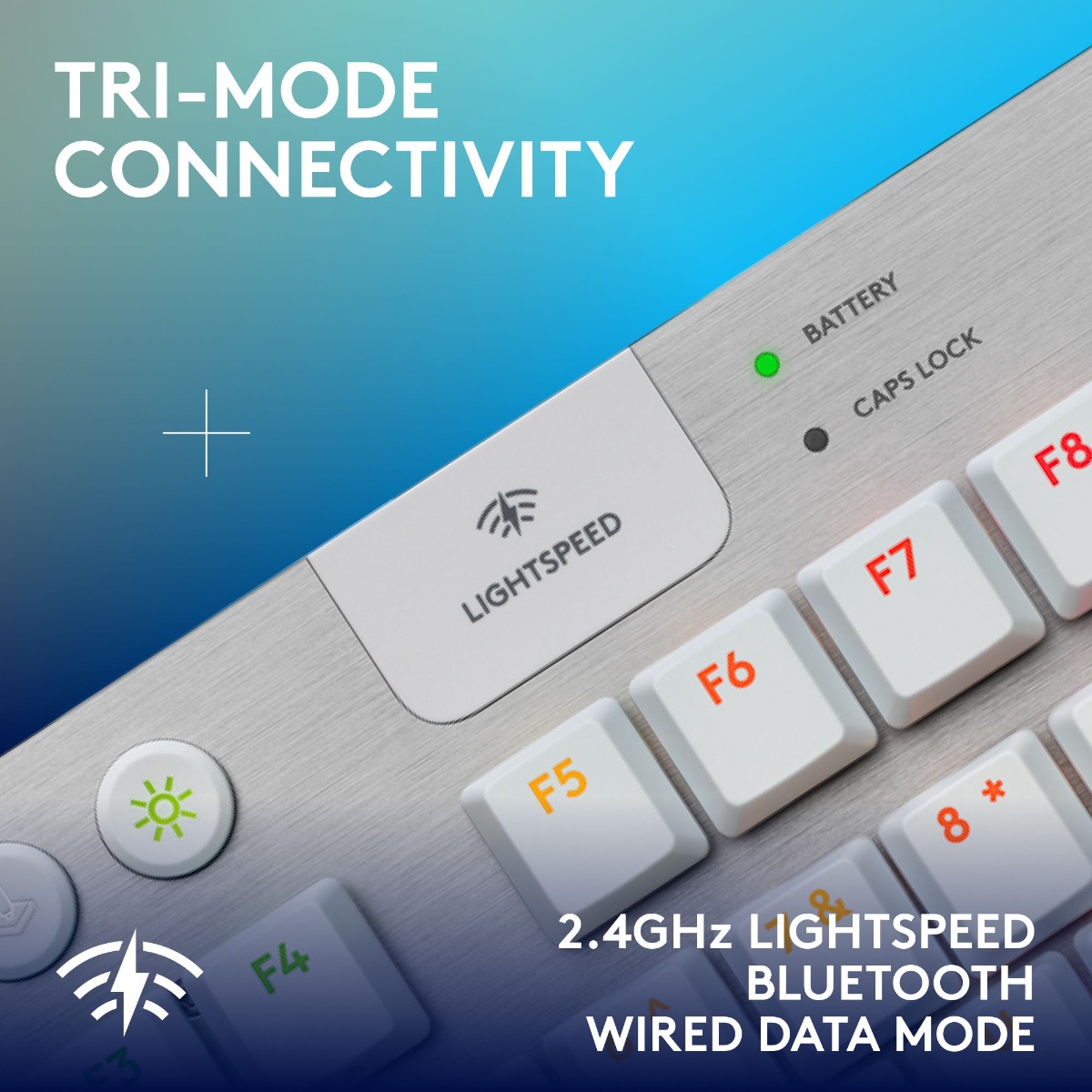 Гейминг клавиатура Logitech Keyboard G915 X Lightspeed TKL / 920-012737 White - PN 920-012737