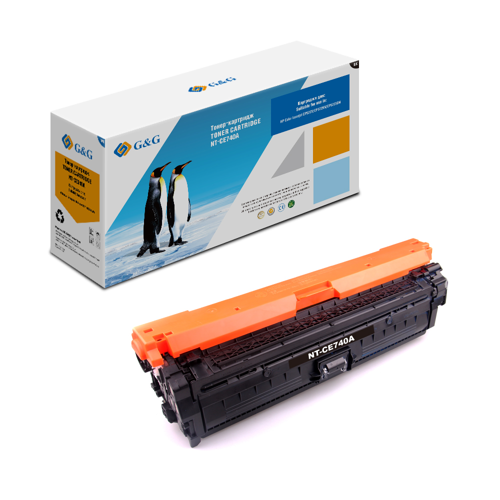 КАСЕТА ЗА HP Color Laserjet CP 5225/5225n/5225dn - /307A/ - Black - WITH CHIP / С ЧИП - CE740A - PN NT-CH740FBK - G&G