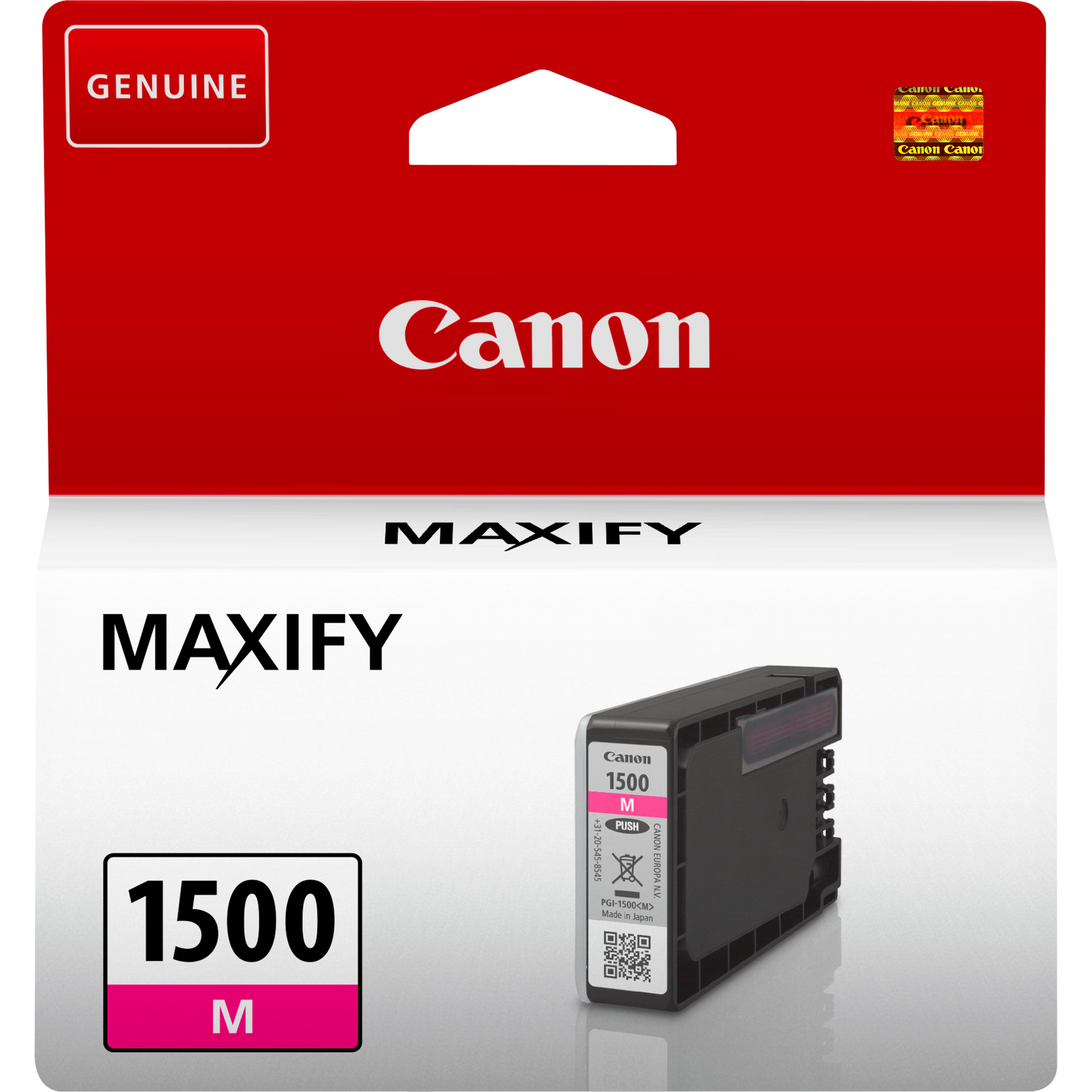 Глава за Canon Maxify MB2000/MB2100/MB2300/MB2700 Series - Ink - /1500/ - PGI1500M (PGI-1500M) / 9230B001 - Magenta - PN 9230B001
