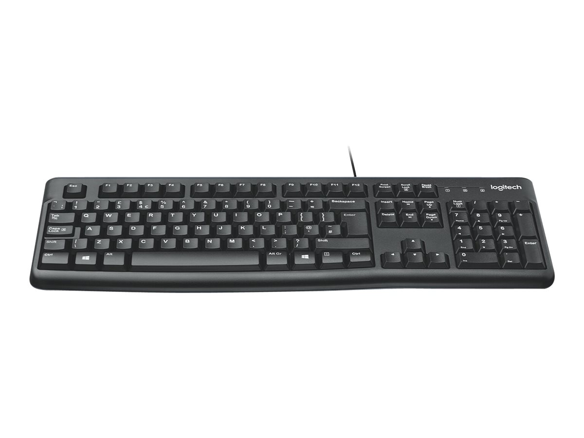 КЛАВИАТУРА LOGITECH K120U US USB - С БДС КИРИЛИЗАЦИЯ (WITH BDS CYRILLIC) - Black - PN 920-002508