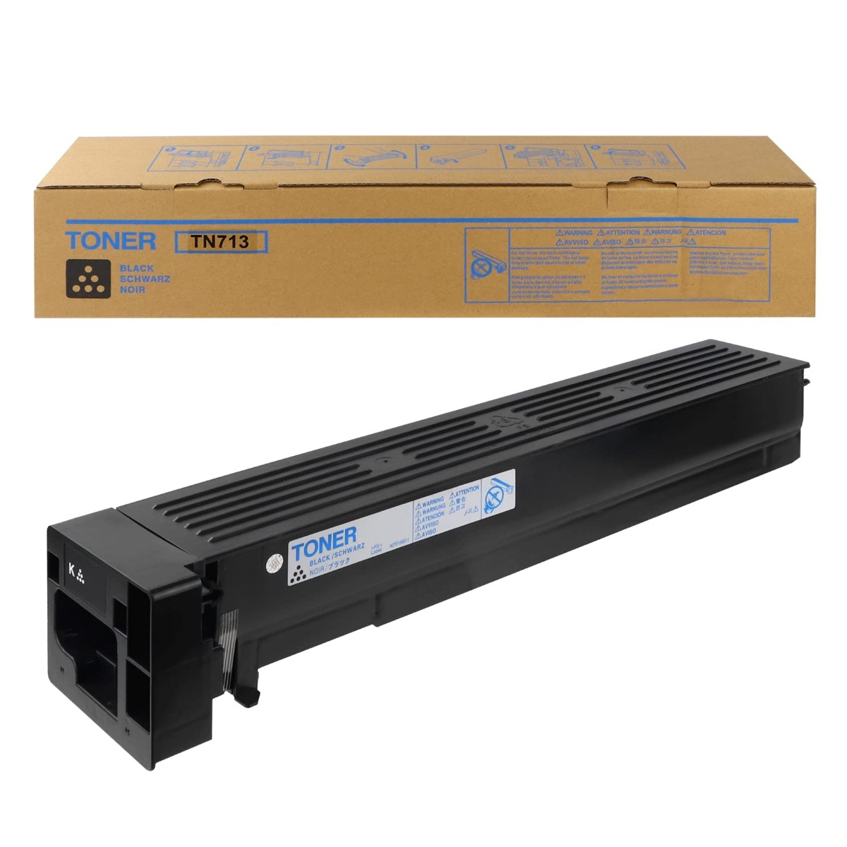 КАСЕТА ЗА KONICA MINOLTA BIZHUB C659/C759 - Black - TN713K (TN-713K) -  PN A9K8150 