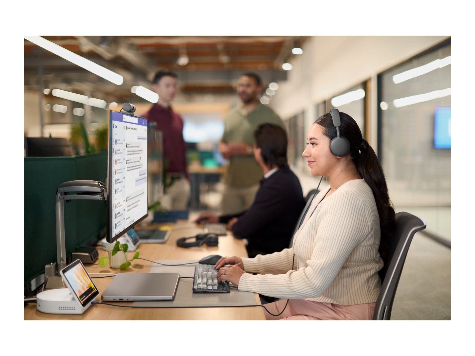 Слушалки Logitech Headset Zone Wired 2 Graphite - PN 981-001618