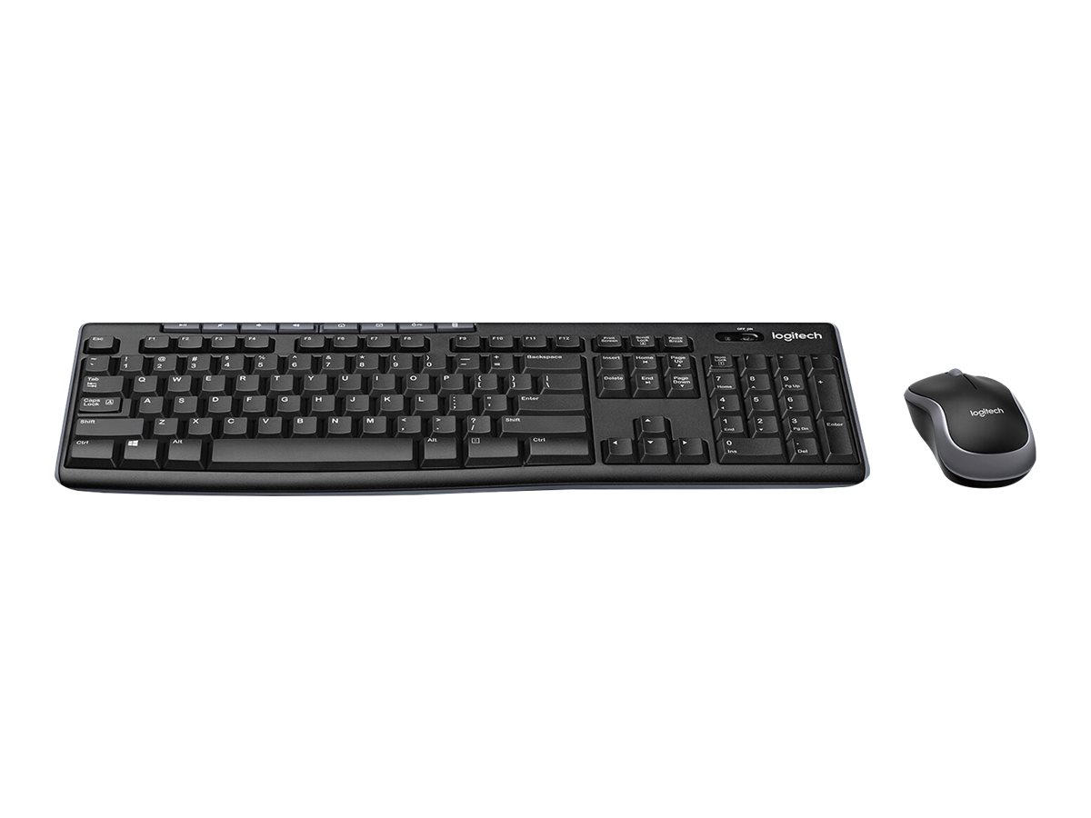 КОМПЛЕКТ МИШКА + КЛАВИАТУРА LOGITECH MK270 US - Wireless / Безжична - БЕЗ БДС КИРИЛИЗАЦИЯ (WITHOUT BDS CYRILLIC) - Black - PN 920-004509