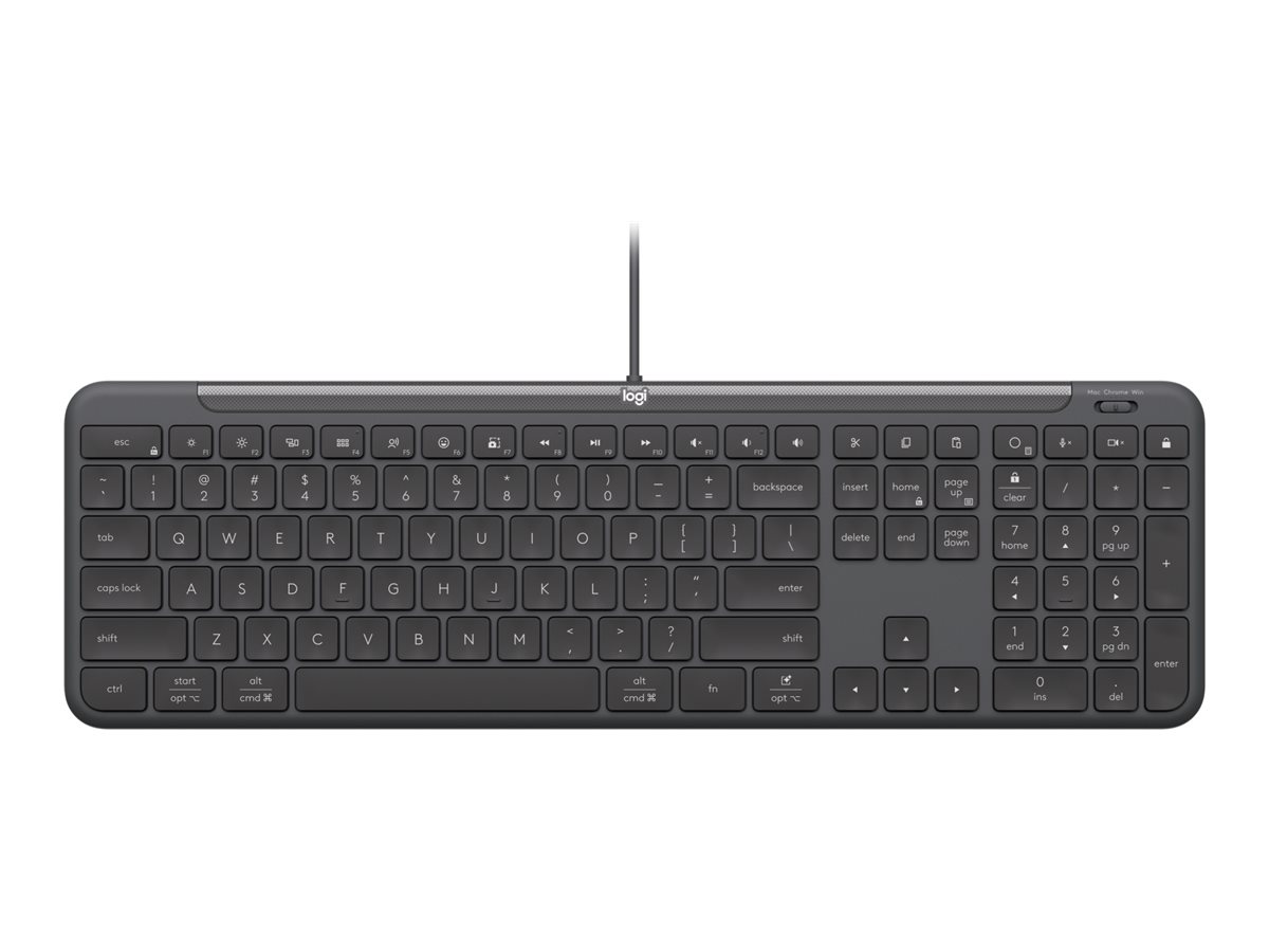 Клавиатура Logitech Keyboard Signature Slim K620 US INT'L / 920-013333 Graphite - PN 920-013333