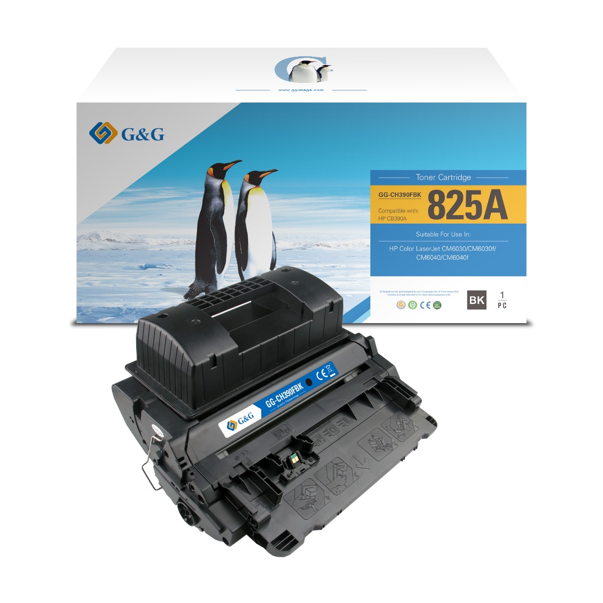 КАСЕТА ЗА HP Laserjet M4555 MFP series - /90A/ - CE390A - Black - PN NT-CH390C/NT-PH390C - G&G