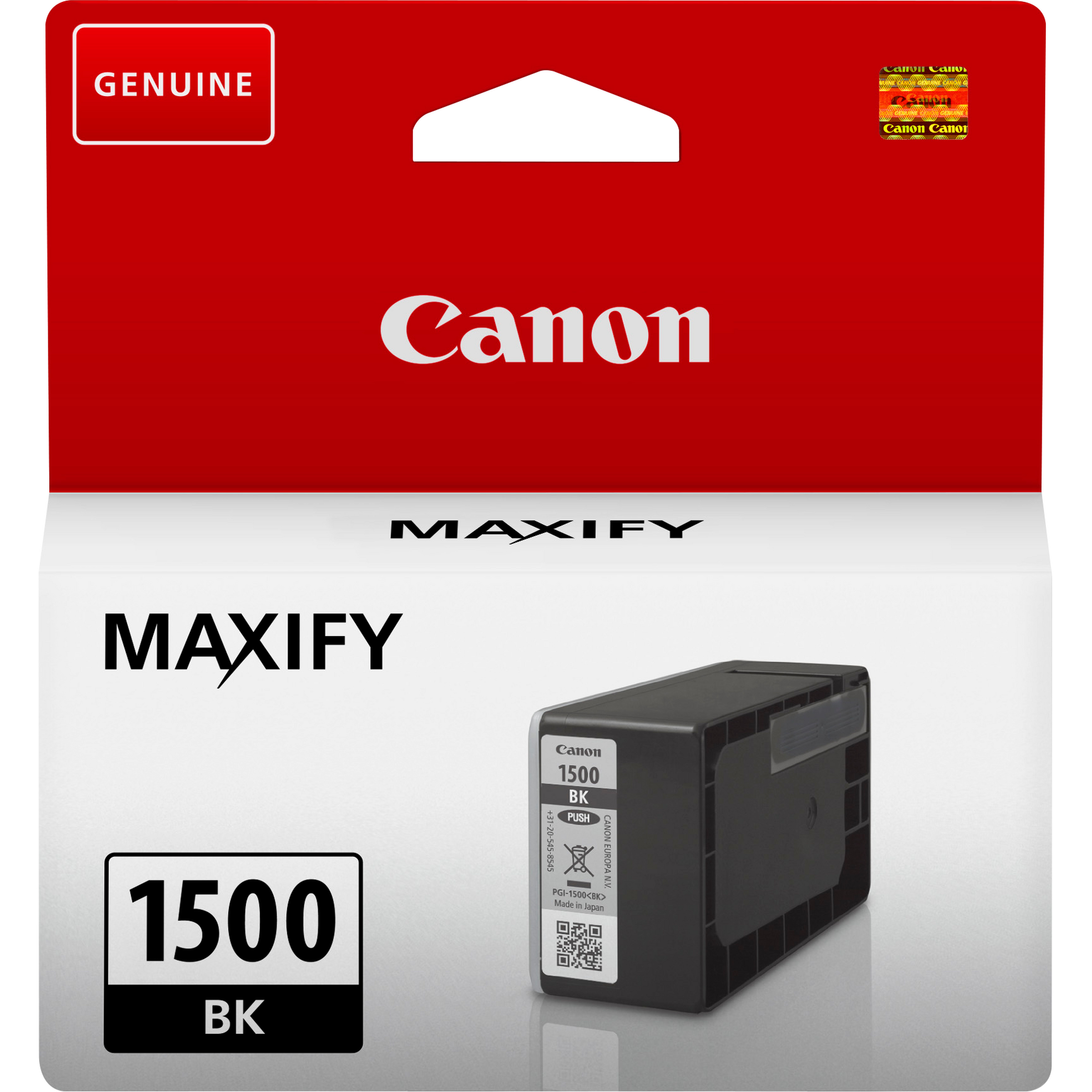 Глава за Canon Maxify MB2000/MB2100/MB2300/MB2700 Series - Ink - /1500/ - PGI1500BK (PGI-1500BK) / 9218B001 - Black - PN 9218B001