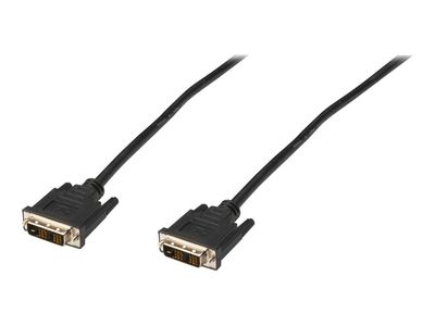 КАБЕЛ DIGITUS - DVI-D 18+1  to DVI-D 18+1 - 2,0 m - Black - PN AK-320107-020-S