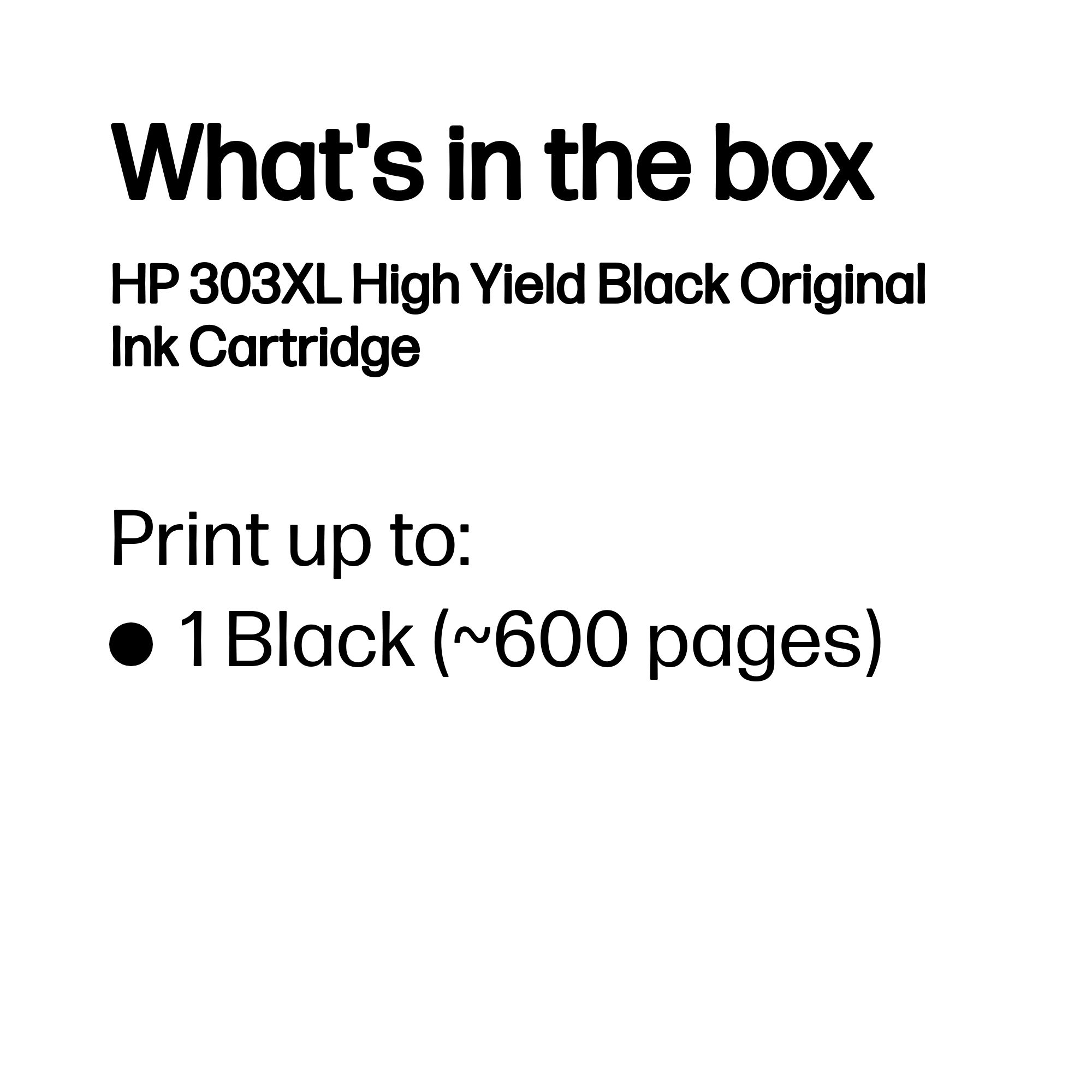 Глава за HP Envy Photo 6200/7100/7800 Series/Inspire 7200/7900 Series - HIGH CAPACITY - Ink - /303XL/ / T6N04AE - Black - XL - PN T6N04AE