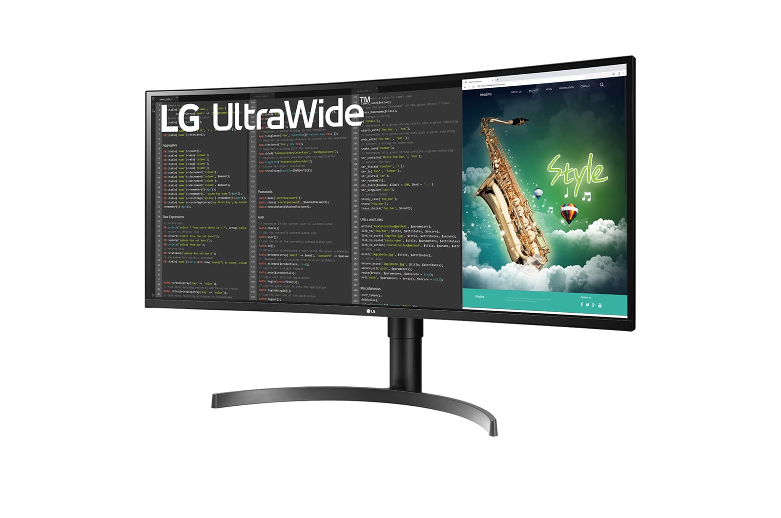 Монитор LG Monitor 35WN75P / 35WN75CP-B.AEU Black (35 ") - PN 35WN75CP-B.AEU