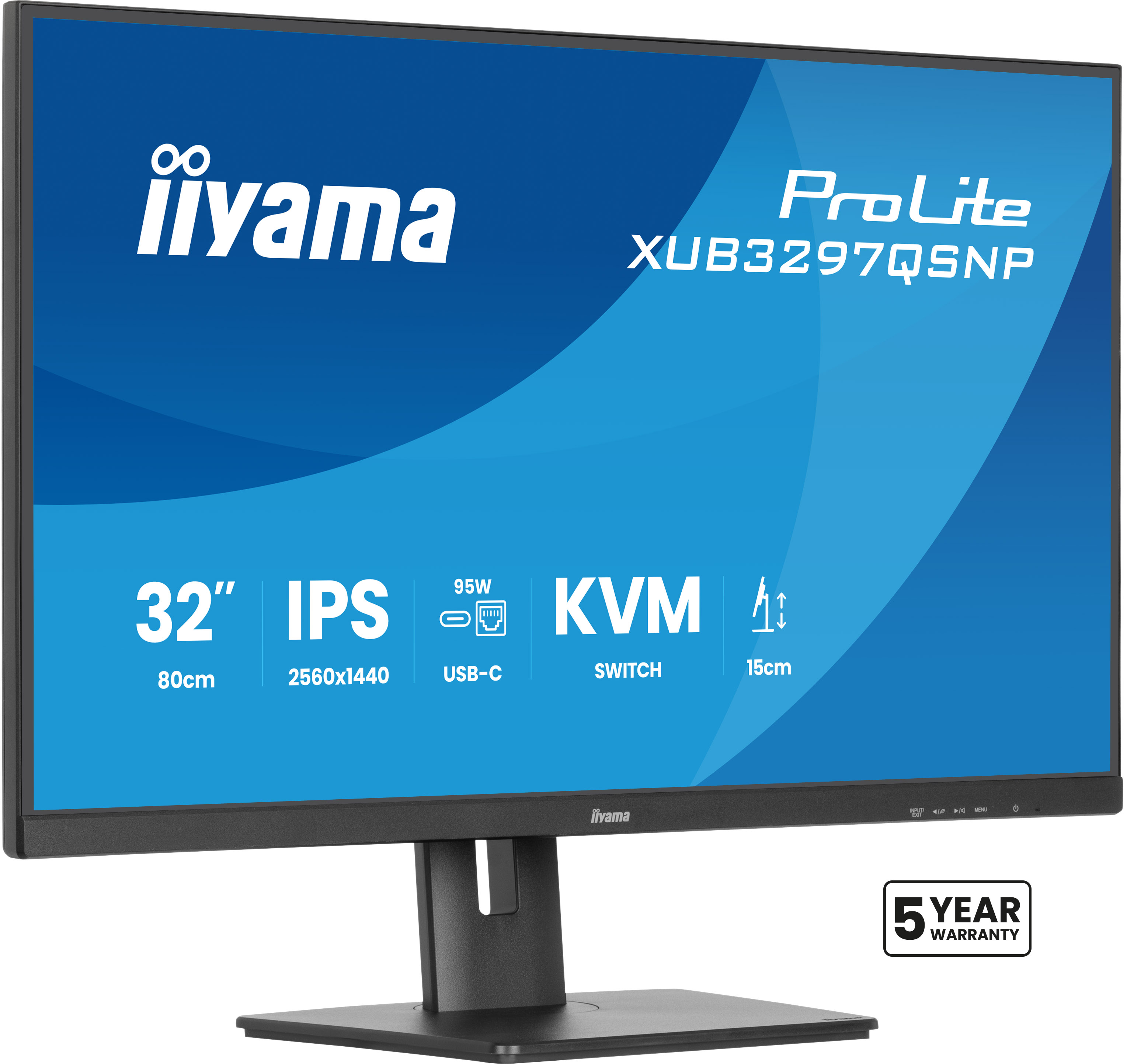 Монитор 32" IIYAMA Monitor Pro Lite XUB3297QSNP-B1 Black - PN XUB3297QSNP-B1