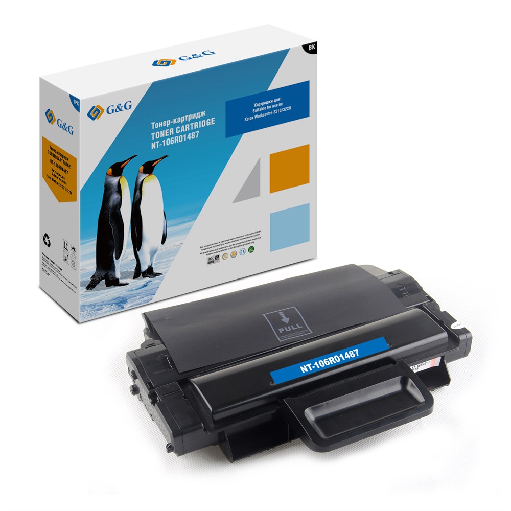 КАСЕТА ЗА XEROX Work Centre 3210/3220 - 106R01487 - Black - WITH CHIP / С ЧИП - PN NT-CX3210XC/NT-PX3210XC - G&G