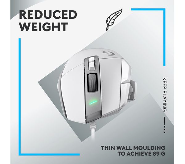 ГЕЙМЪРСКА МИШКА LOGITECH G502X - White - PN 910-006147