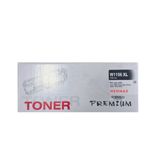 КАСЕТА (JUMBO) ЗА HP Laser MFP 135/137/107 - W1106A - XL - WITH CHIP / С ЧИП - HIGH CAPACITY - Black - PN HT-W1106XL - NEOMAX 