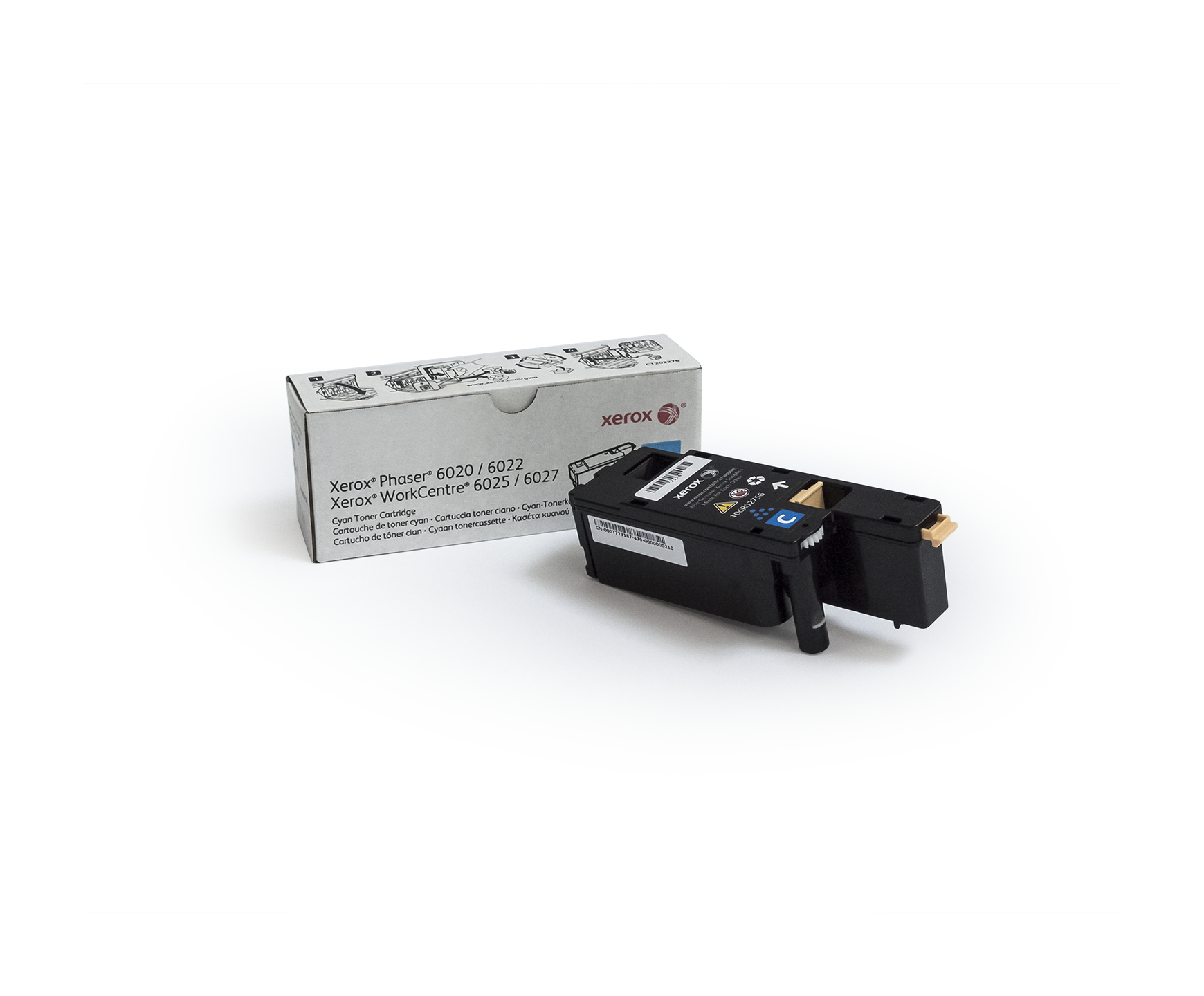 Тонер касета за Xerox WC6027/WC6025/Phaser 6020/6027 - Toner - 106R02756 - Cyan - PN 106R02756