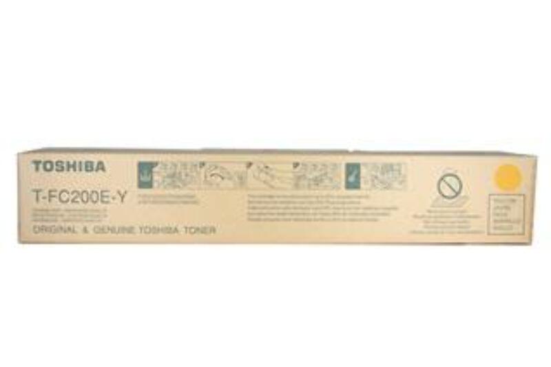 Тонер касета за Toshiba E-Studio 2000AC/2500AC - Toner - T-FC200EY (TFC200EY) / 6AJ00000262 - Yellow - 6AJ00000131 - PN 6AJ00000262