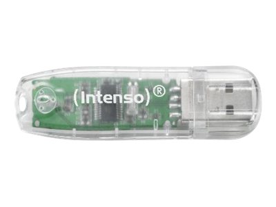ФЛАШ ПАМЕТ Intenso USB flash drive Rainbow Line - USB Typ-A 2.0 - 32 GB - transparent - PN 3502480