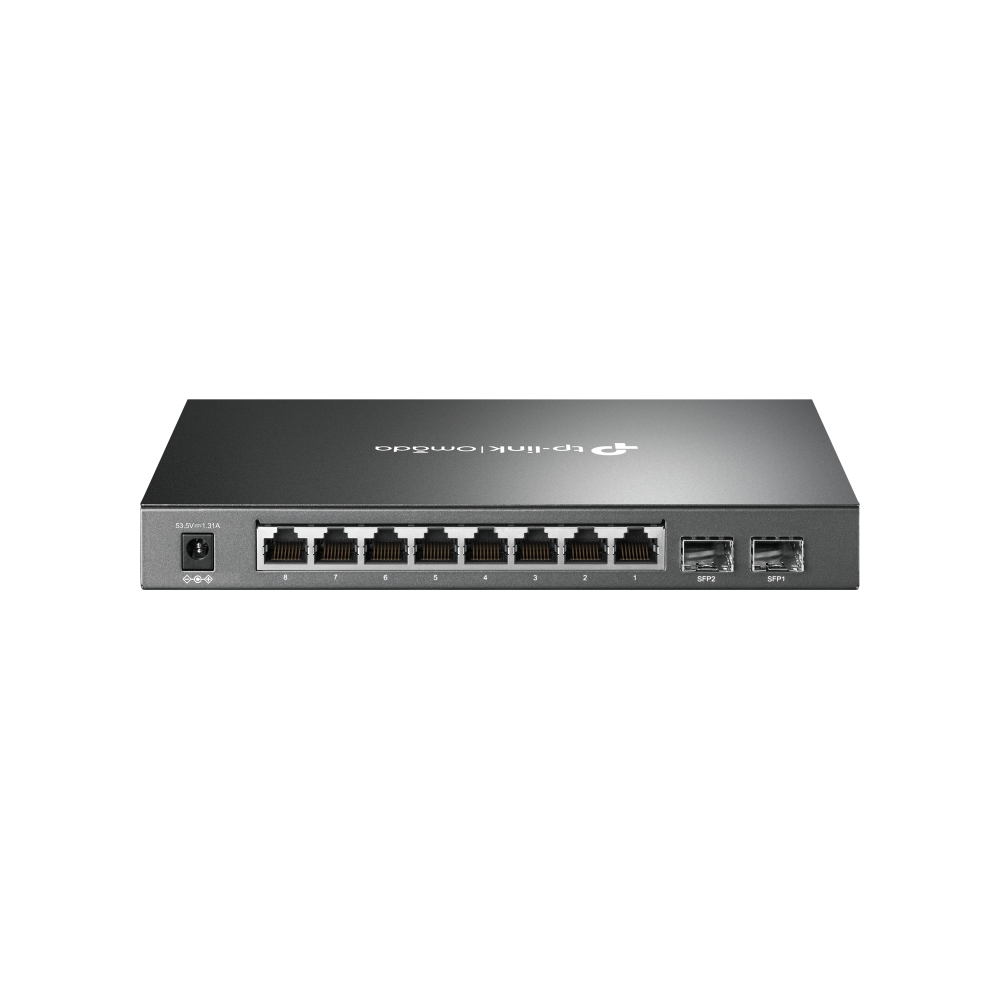 Суич TP-LINK Switch TL-SG2210P V3 / TL-SG2210P V3 - Black - PN TL-SG2210P V3