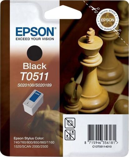 ГЛАВА ЗА EPSON STYLUS 740/760/800/850/860/1160/1520/SCAN 2000/2500 - S020108/S020189 - Black - OUTLET - PN C13T051140