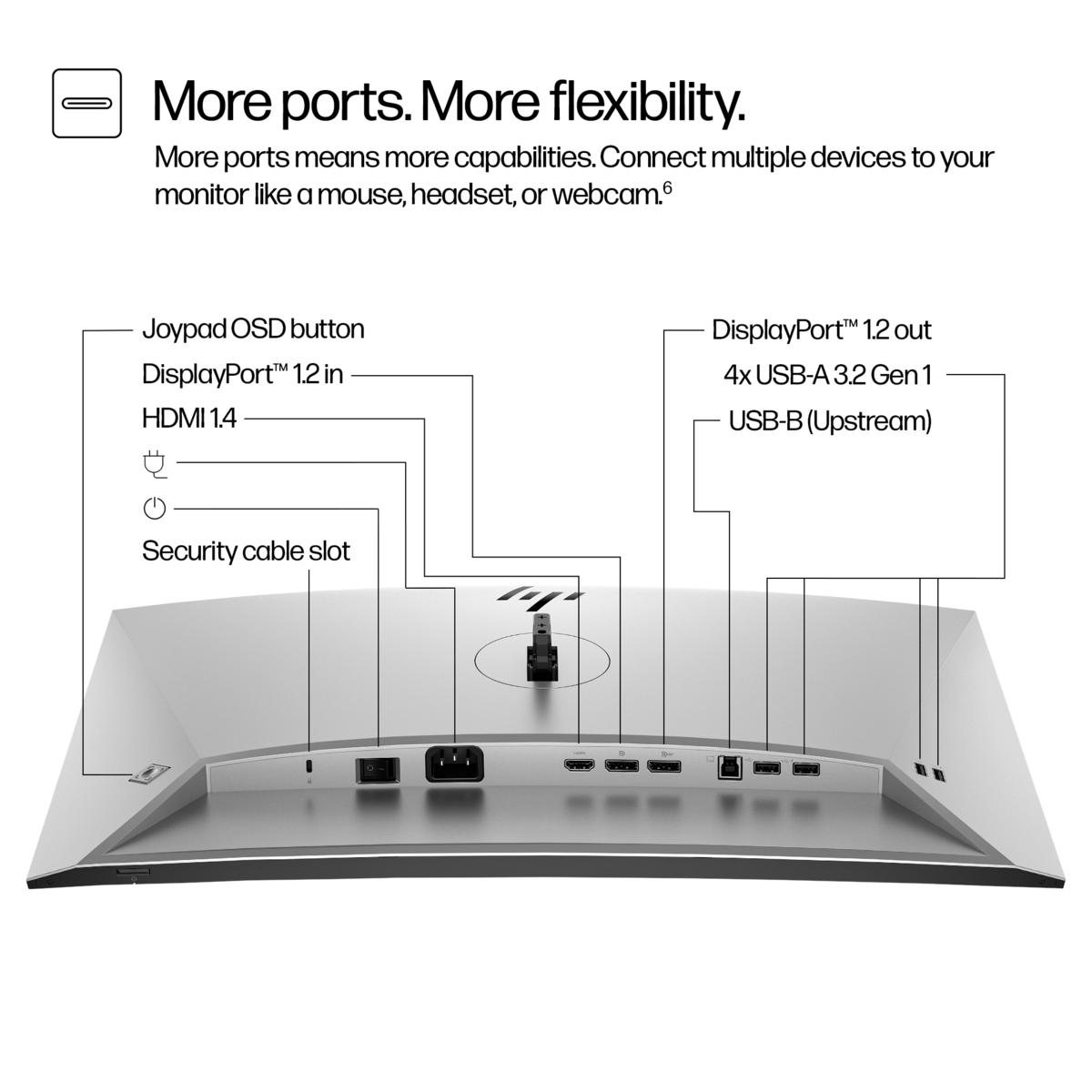 Монитор 24" HP Monitor 8X534AA / 8X534AA#ABB Silver/Black - PN 8X534AA#ABB
