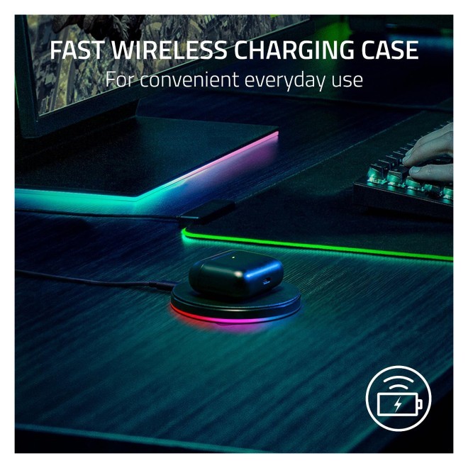 Гейминг слушалки безжични Earbuds Razer Headset Hammerhead Pro HyperSpeed - bluetooth - Black - PN RZ12-04590100-R3G1