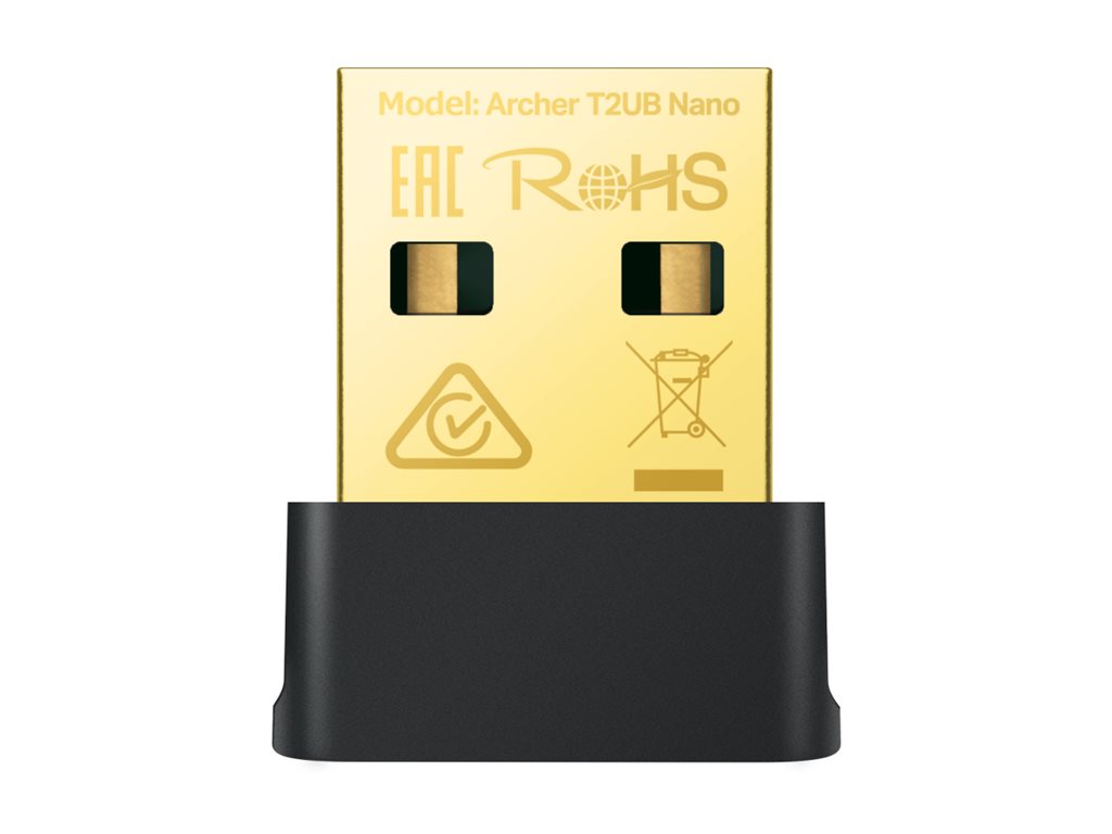 АДАПТЕР TP-LINK ARCHER T2UB NANO - Black - PN TPLACT2UBN