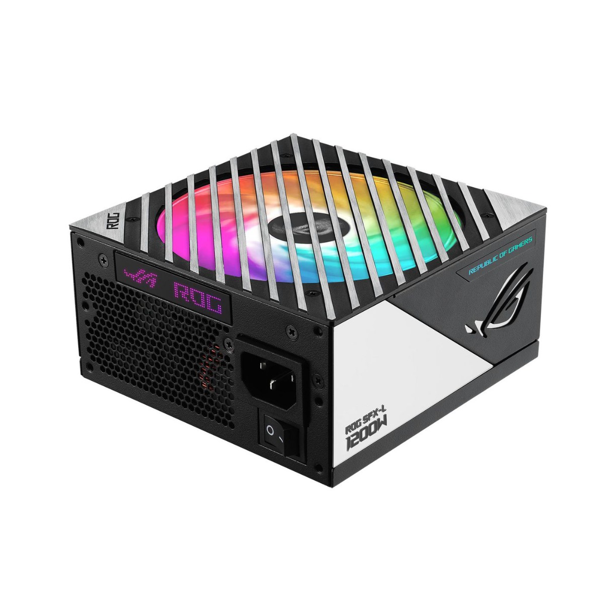 Захранване Asus PC power supply unit ROG Loki 1200W Titanium Silver-Black - PN 90YE00N0-B0NA00