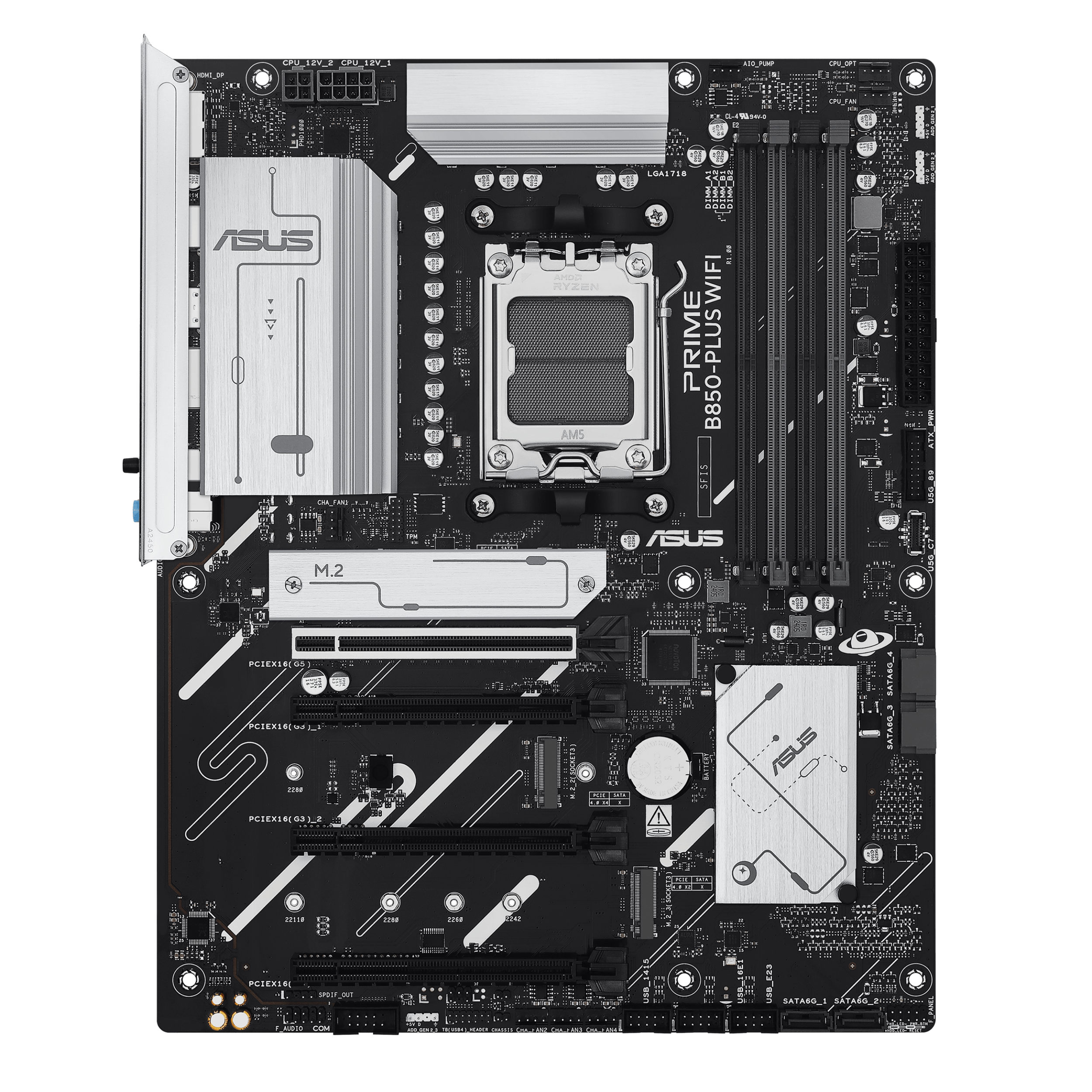 Дънна платка Asus Motherboard PRIME B850-PLUS WIFI / 90MB1L80-M0EAY0 - Black - PN 90MB1L80-M0EAY0