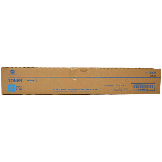 ТОНЕР КАСЕТА ЗА KONICA MINOLTA BIZHUB C360 - Cyan - TN319C (TN-319C) -  PN A11G450