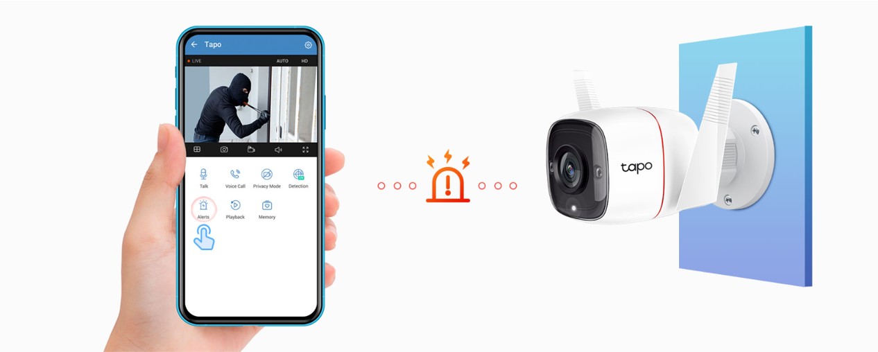 Камера за видеонаблюдение TP-LINK Surveillance camera C310 / Tapo C310 - White - PN Tapo C310
