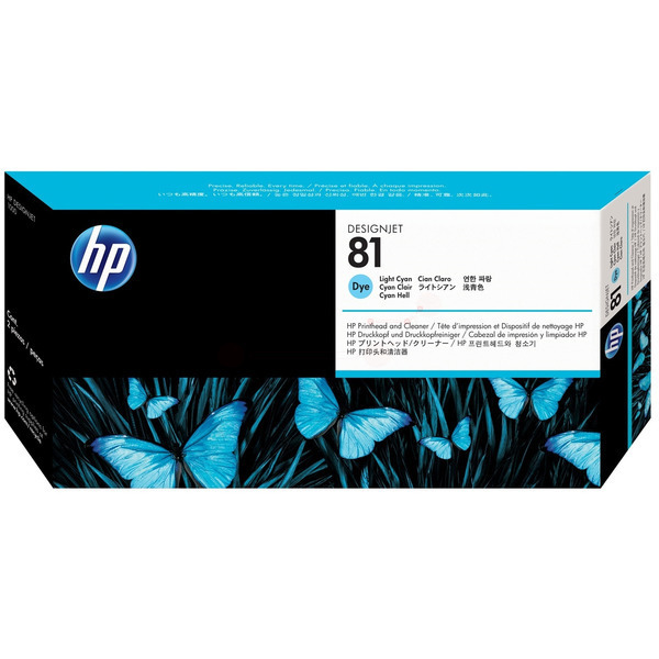ГЛАВА (PRINTHEAD) ЗА HEWLETT PACKARD DesingnJet 5000/5000PS - Light cyan head + kit - /81/ - PN C4954A