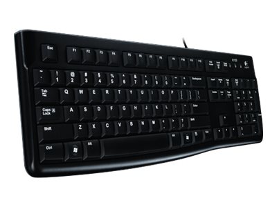 КЛАВИАТУРА LOGITECH K120 US - USB - БЕЗ КИРИЛИЗАЦИЯ (WITHOUT BDS Cyrillic) - Black - PN 920-002479