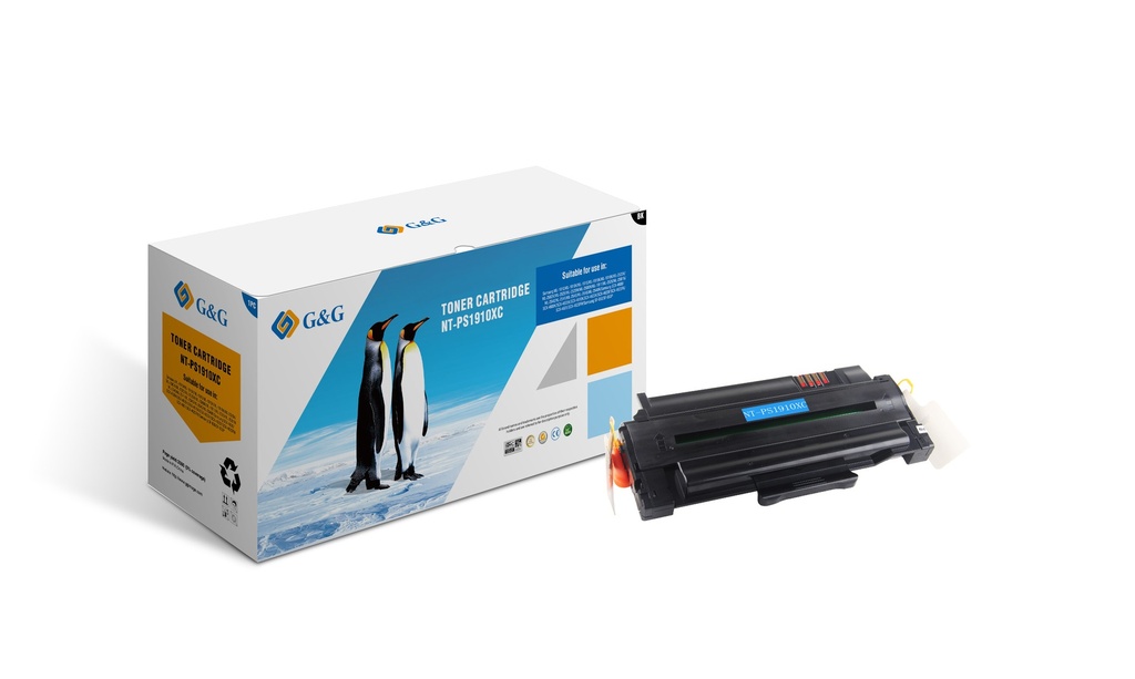 КАСЕТА ЗА SAMSUNG SCX 4600/4605/4610/4623/ML 1910/1915/2525/2580/2582/SF 650/650P - HIGH CAPACITY - MLT-D1052L (MLTD1052L) - SU758A - WITH CHIP / С ЧИП - Black - PN NT-PS1910XC - G&G