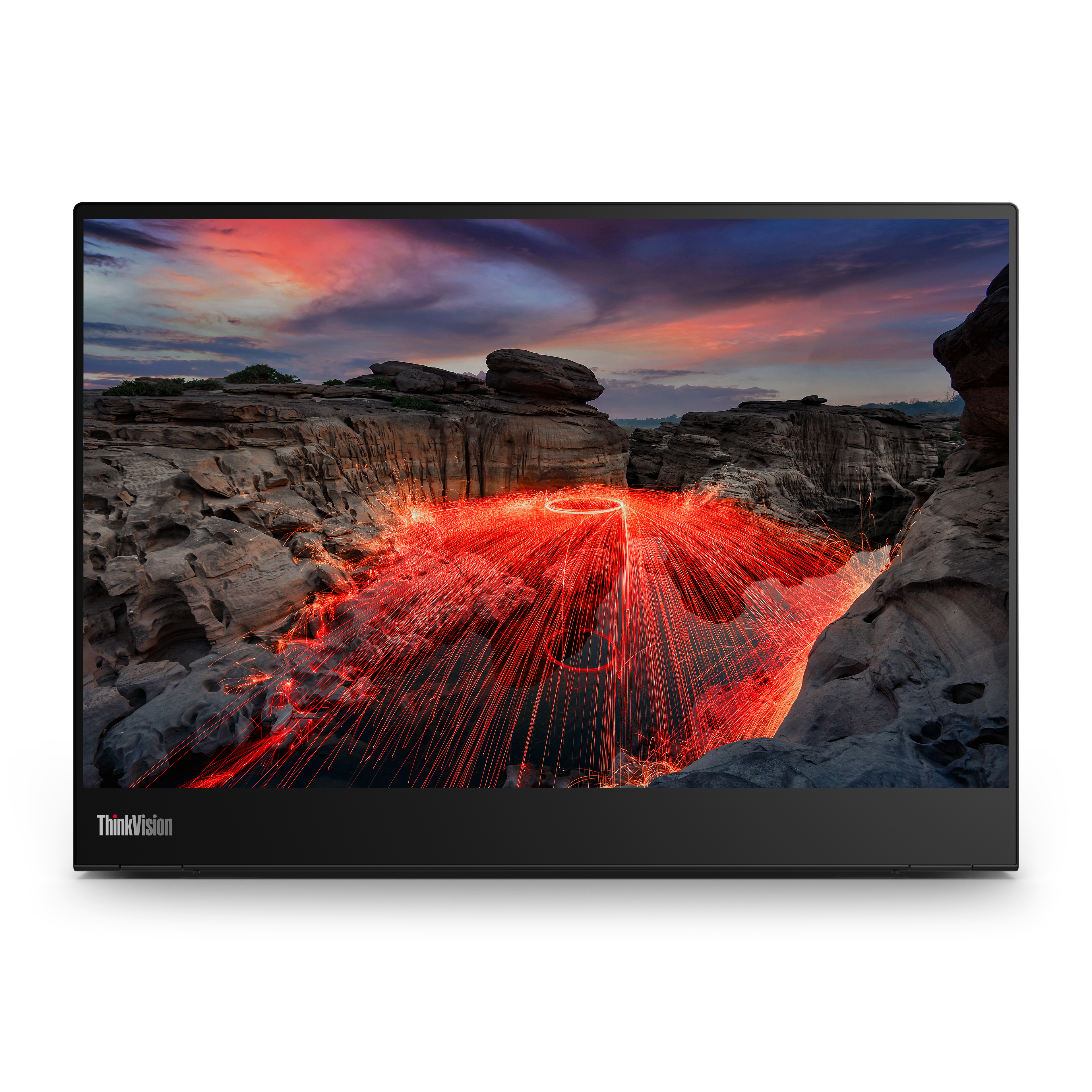 Преносим монитор Lenovo 14" Monitor ThinkVision M14t Gen 2 / 63FDUAT6WL Black - PN 63FDUAT6WL