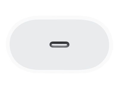 ЗАХРАНВАЩ АДАПТЕР APPLE - USB-C - 20W - White - PN MHJE3ZM/A